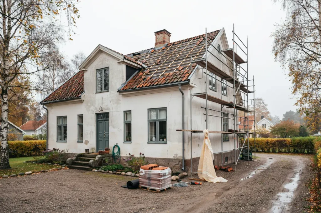 byta tak p villan tecken materialval och kostnad att ha koll p